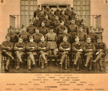 Promotion Rhin et Moselle 1940. Henry-Louis est au 2e rang, 2e à partir de la droite. Les aspirants faisaient rapidement leurs classes à Saint-Cyr avant d'être envoyés au front (où il ne faisaient rien parce que c'était la drôle de guerre) Promotion Rhin et Moselle 1940. Henry-Louis est au 2e rang, 2e à partir de la droite. Les aspirants faisaient rapidement leurs classes à Saint-Cyr avant d'être envoyés au front (où il ne faisaient rien parce que c'était la drôle de guerre)