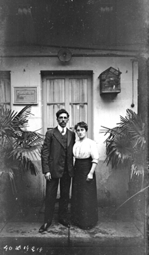 Louis et sa femme Hortense Fernicle, en vacances à Aix-les-Bains Louis et sa femme Hortense Fernicle, en vacances à Aix-les-Bains