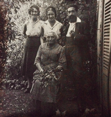 Thérèse, Jeanne, Henri Baratin, Maman Guiguite Thérèse, Jeanne, Henri Baratin, Maman Guiguite