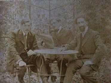 Ernest Poplin (un cousin), Joseph Dalby, Henri Baratin (beau-frère et ami de Joseph) Ernest Poplin (un cousin), Joseph Dalby, Henri Baratin (beau-frère et ami de Joseph)